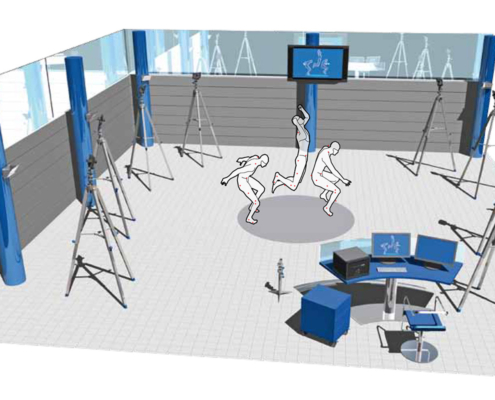 rappresentazione 3d schema illuminazione